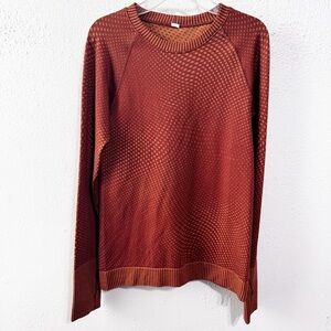 lululemon athletica Rust Knit top